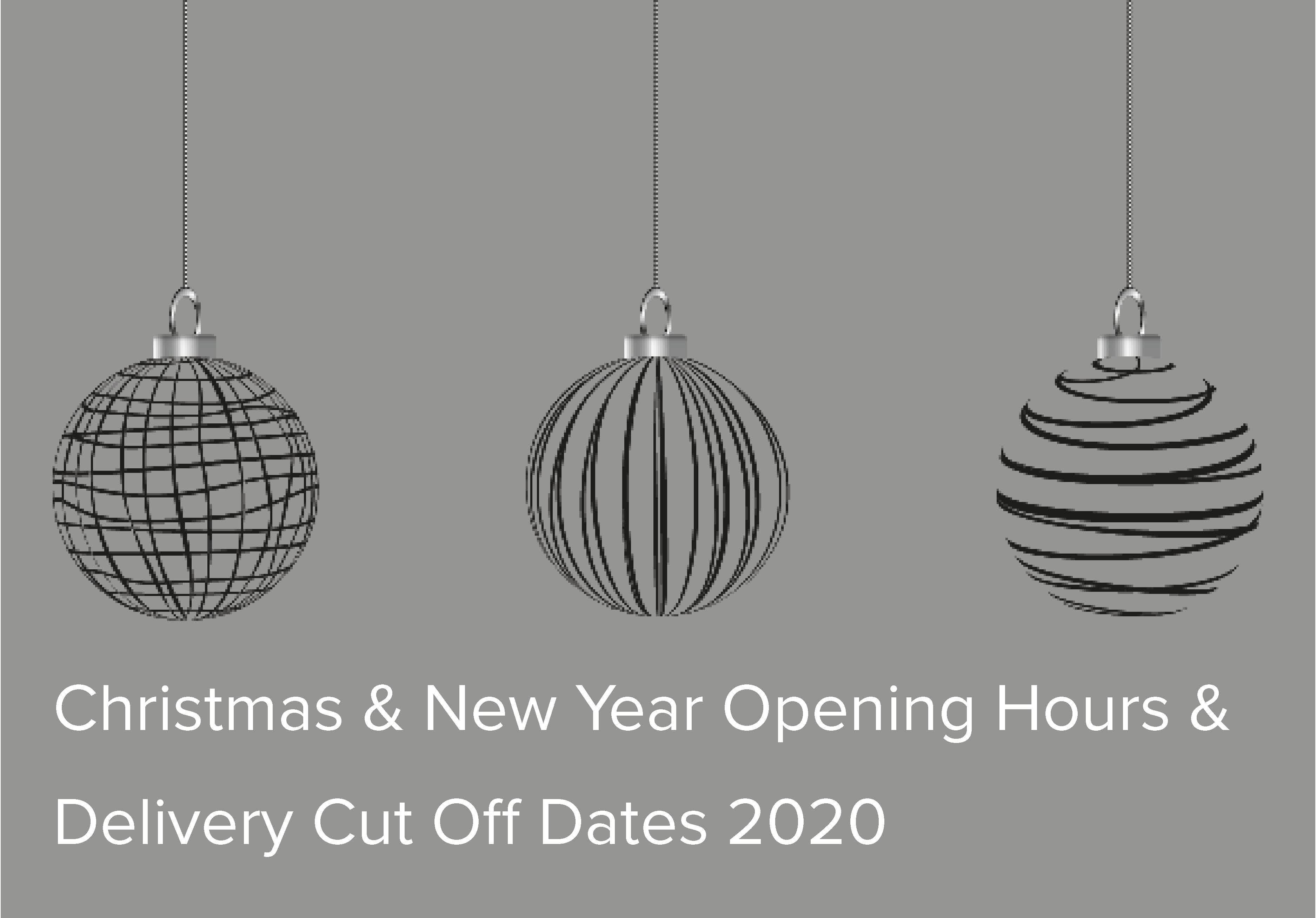 Birtley Group Christmas & New Year Delivery Cut Off Dates 2020